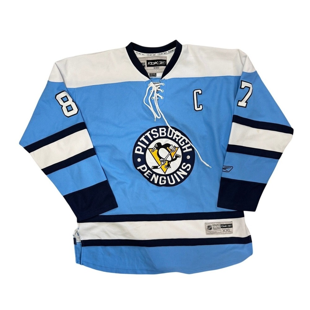 Sidney Crosby Pittsburgh Penguins 2008 Winter Classic Jersey Reebok Size XXL 2XL